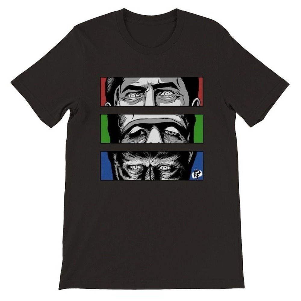 Maglietta Girocollo Unisex T-shirt Monsters